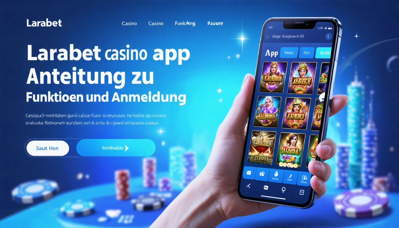 Larabet casino app Anleitung zu Funktionen und Anmeldung